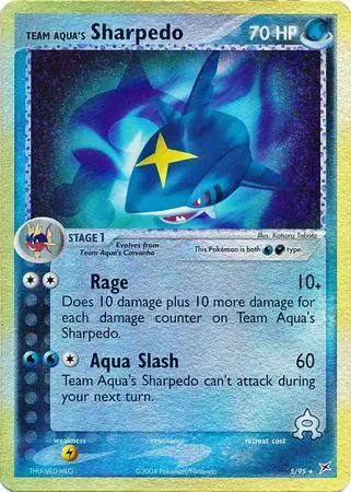 Team Aqua's Sharpedo Reverse Holo