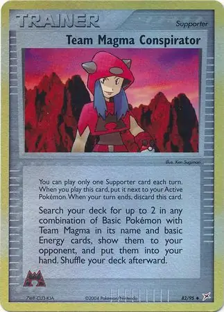 Team Magma Conspirator Reverse Holo