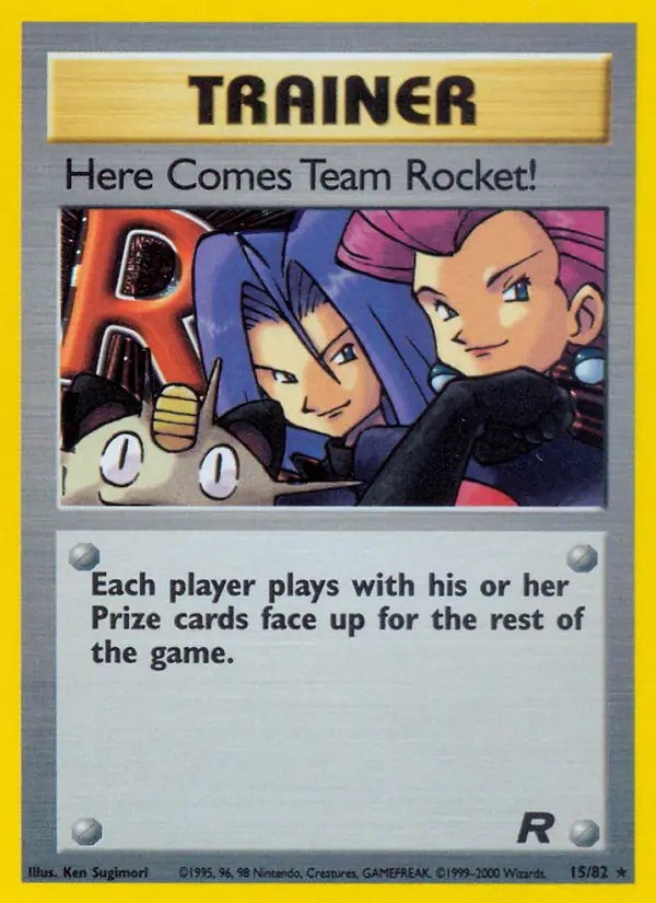 Here Comes Team Rocket! Holo Pokemon card from Team Rocket