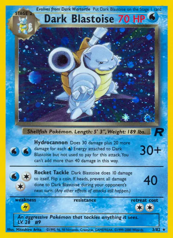 Dark Blastoise Holo
