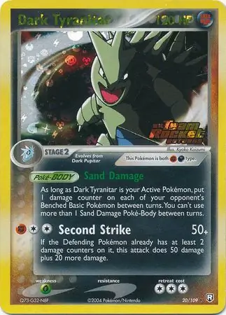 Dark Tyranitar Reverse Holo