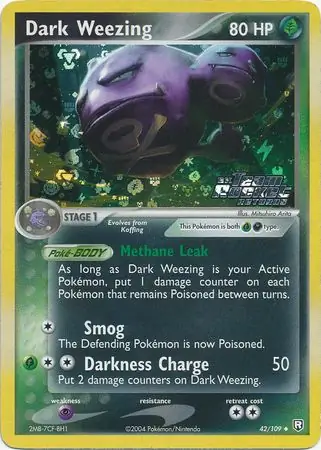 Dark Weezing Reverse Holo