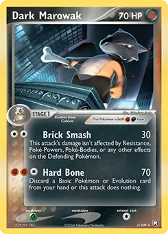 Dark Marowak Holo
