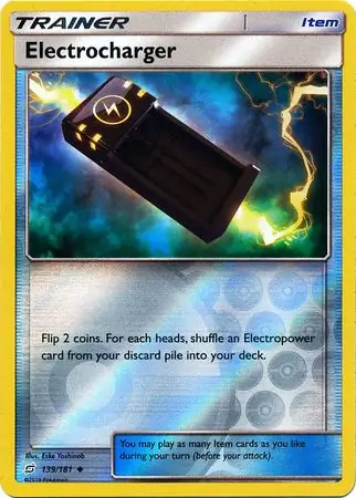 Electrocharger Reverse Holo Pokemon card from Team Up