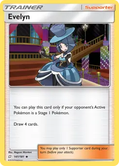 Evelyn Pokemon card from Team Up