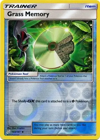 Grass Memory Reverse Holo Pokemon card from Team Up