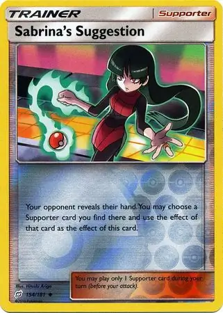 Sabrina's Suggestion Reverse Holo