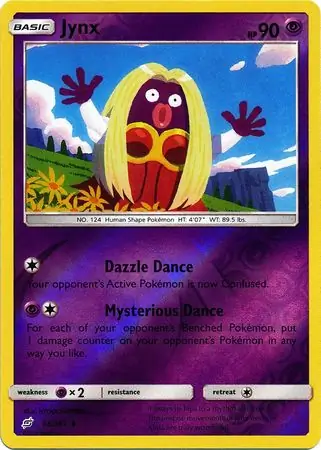 Jynx Reverse Holo Pokemon card from Team Up