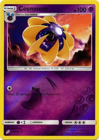 Cosmoem Reverse Holo Pokemon card from Team Up