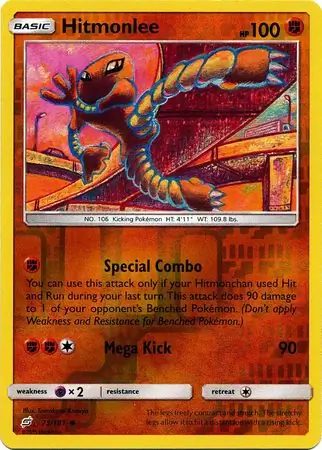 Hitmonlee Reverse Holo