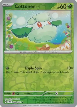 Cottonee Reverse Holo
