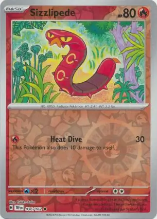 Sizzlipede Reverse Holo