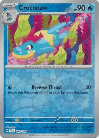 Croconaw Reverse Holo