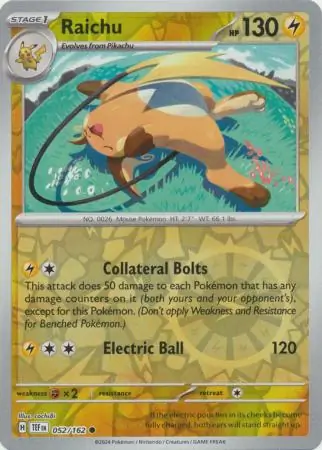 Raichu Reverse Holo