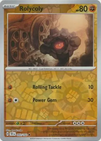 Rolycoly Reverse Holo