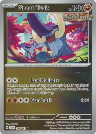 Great Tusk Reverse Holo