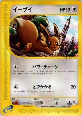 Eevee Pokemon card from The Town on No Map