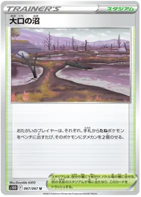 Gapejaw Bog Pokemon card from Time Gazer