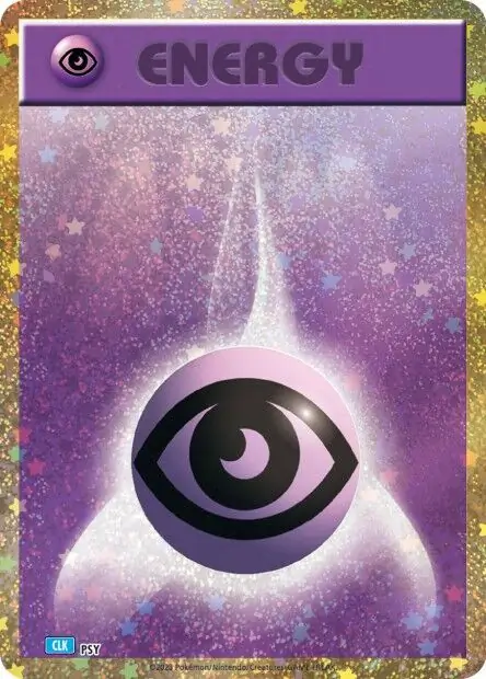 Basic Psychic Energy Pokemon card from Trading Card Game Classic Japanese Blastoise