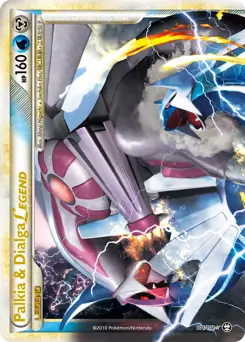 Palkia & Dialga Legend Top Pokemon card from Triumphant