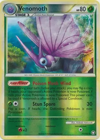 Venomoth Reverse Holo