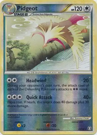 Pidgeot Reverse Holo