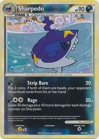 Sharpedo Reverse Holo