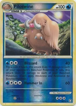 Piloswine Reverse Holo