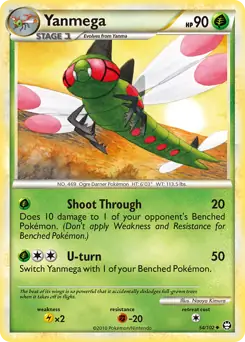 Yanmega Pokemon card from Triumphant