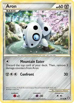 Aron Pokemon card from Triumphant