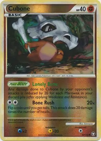 Cubone Reverse Holo