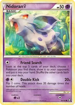 Nidoran F Pokemon card from Triumphant