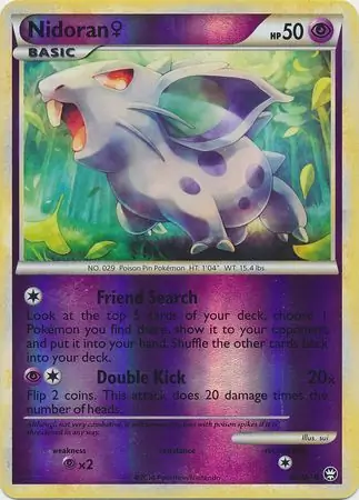 Nidoran F Reverse Holo