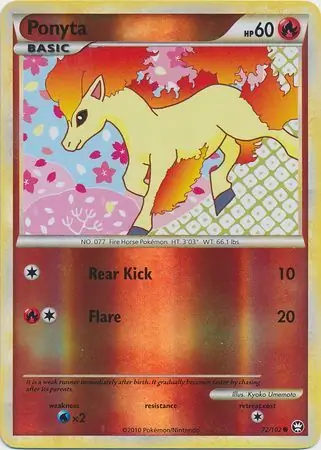Ponyta Reverse Holo