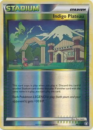 Indigo Plateau Reverse Holo Pokemon card from Triumphant