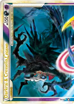 Darkrai & Cresselia Legend Top Pokemon card from Triumphant