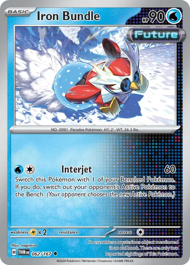 Iron Bundle Pokemon card from Twilight Masquerade