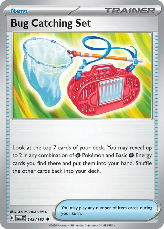 Bug Catching Set Pokemon card from Twilight Masquerade