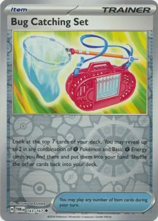 Bug Catching Set Reverse Holo Pokemon card from Twilight Masquerade