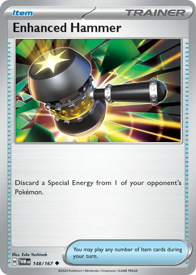 Enhanced Hammer Pokemon card from Twilight Masquerade