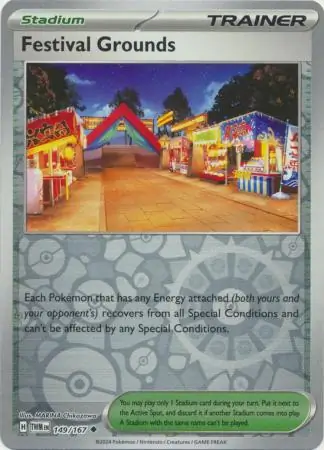 Festival Grounds Reverse Holo Pokemon card from Twilight Masquerade