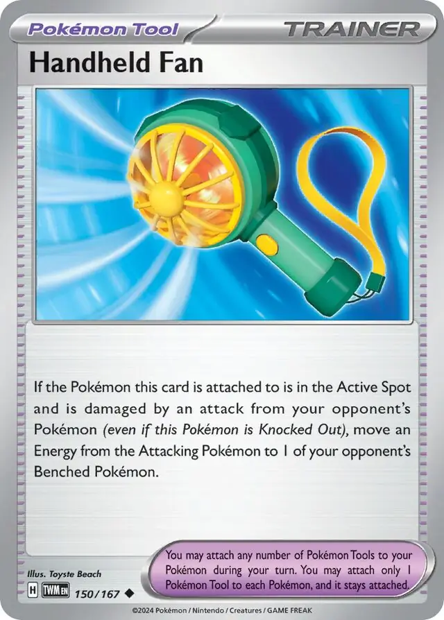 Handheld Fan Pokemon card from Twilight Masquerade