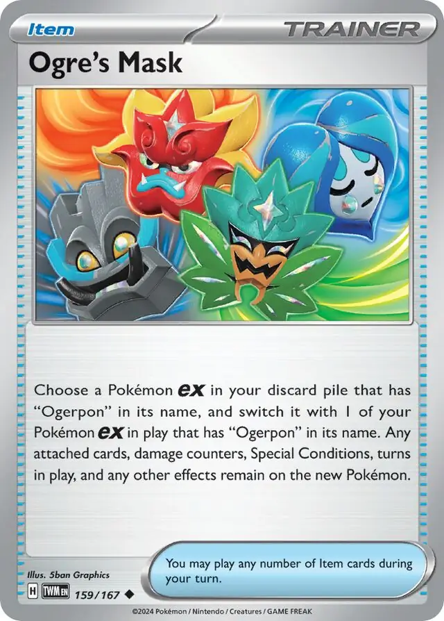 Ogre's Mask Pokemon card from Twilight Masquerade