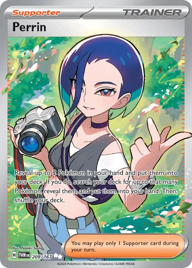 Perrin Pokemon card from Twilight Masquerade