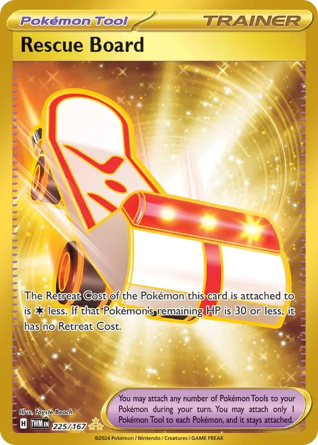 Rescue Board Pokemon card from Twilight Masquerade