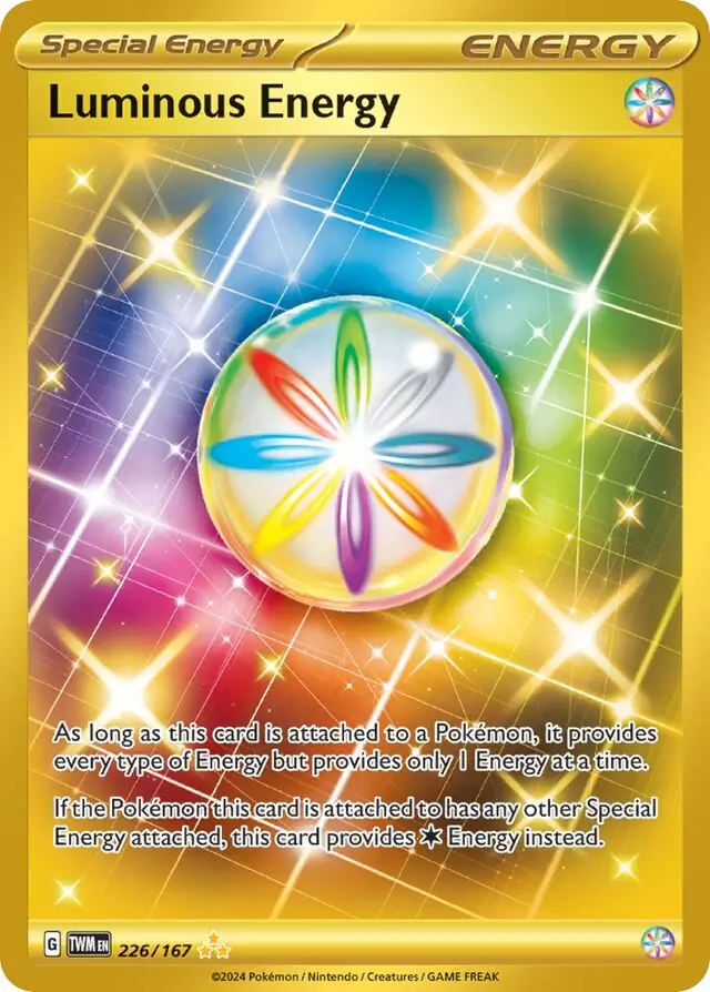Luminous Energy Pokemon card from Twilight Masquerade