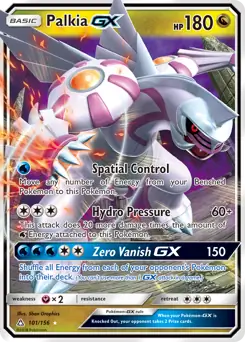 Palkia GX Pokemon card from Ultra Prism
