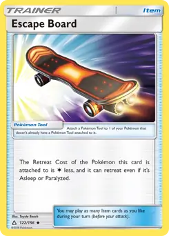 Escape Board Pokemon card from Ultra Prism