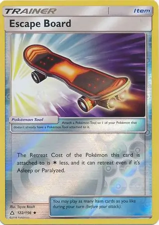 Escape Board Reverse Holo Pokemon card from Ultra Prism
