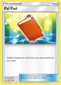 Pal Pad Pokemon card from Ultra Prism